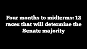 Four months to midterms: 12 races that will determine the Senate majority
