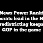 Fox News Power Rankings: Democrats lead in the House, but redistricting keeps the GOP in the game