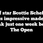 Golf star Scottie Scheffler loses impressive made cut streak just one week before The Open
