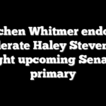 Gretchen Whitmer endorses moderate Haley Stevens in tight upcoming Senate primary