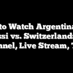 How to Watch Argentina and Messi vs. Switzerland: TV Channel, Live Stream, Time