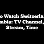 How to Watch Switzerland vs. Colombia: TV Channel, Live Stream, Time