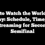 How to Watch the World Cup Today: Schedule, Time, TV, Streaming for Second Semifinal
