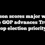 Johnson scores major win as House GOP advances Trump’s top election priority