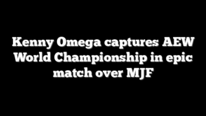 Kenny Omega captures AEW World Championship in epic match over MJF