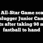 MLB All-Star Game scare as Rays slugger Junior Caminero exits after taking 98 mph fastball to hand