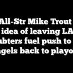 MLB All-Str Mike Trout shuts down idea of leaving LA, says doubters fuel push to get Angels back to playoffs