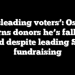 ‘Misleading voters’: Ossoff warns donors he’s falling behind despite leading Senate fundraising