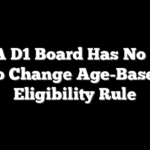 NCAA D1 Board Has No plans To Change Age-Based Eligibility Rule