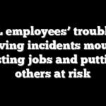 NFL employees’ troubling driving incidents mount, costing jobs and putting others at risk