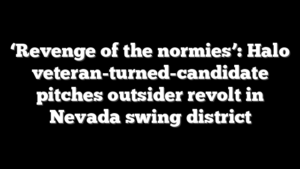 ‘Revenge of the normies’: Halo veteran-turned-candidate pitches outsider revolt in Nevada swing district