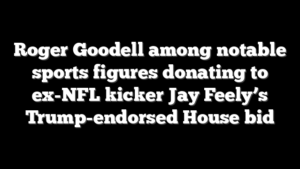 Roger Goodell among notable sports figures donating to ex-NFL kicker Jay Feely’s Trump-endorsed House bid