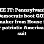 SEE IT: Pennsylvania Democrats boot GOP lawmaker from House floor over patriotic America 250 suit