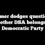 Schumer dodges question on whether DSA belongs in Democratic Party