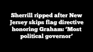 Sherrill ripped after New Jersey skips flag directive honoring Graham: ‘Most political governor’