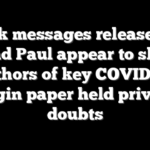 Slack messages released by Rand Paul appear to show authors of key COVID-19 origin paper held private doubts