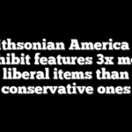 Smithsonian America 250 exhibit features 3x more liberal items than conservative ones