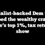 Socialist-backed Dem who ripped the wealthy cracks state’s top 1%, tax returns show