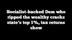 Socialist-backed Dem who ripped the wealthy cracks state’s top 1%, tax returns show