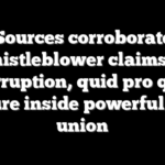 Sources corroborate whistleblower claims of corruption, quid pro quo culture inside powerful NYC union
