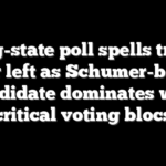 Swing-state poll spells trouble for far left as Schumer-backed candidate dominates with critical voting blocs