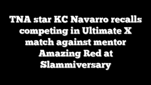 TNA star KC Navarro recalls competing in Ultimate X match against mentor Amazing Red at Slammiversary
