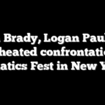 Tom Brady, Logan Paul get into heated confrontation at Fanatics Fest in New York