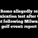 Tony Romo allegedly refused intoxication test after OWI arrest following Milwaukee golf event: report
