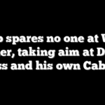 Trump spares no one at WHCA dinner, taking aim at Dems, press and his own Cabinet