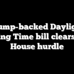 Trump-backed Daylight Saving Time bill clears key House hurdle