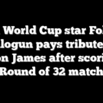 USA World Cup star Folarin Balogun pays tribute to LeBron James after scoring in Round of 32 match