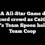 WNBA All-Star Game draws record crowd as Caitlin Clark’s Team Spoon holds off Team Coop