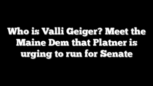 Who is Valli Geiger? Meet the Maine Dem that Platner is urging to run for Senate