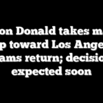 Aaron Donald takes major step toward Los Angeles Rams return; decision expected soon