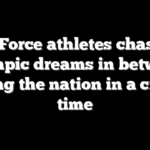 Air Force athletes chasing Olympic dreams in between serving the nation in a critical time