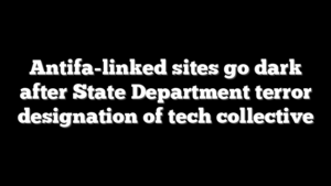 Antifa-linked sites go dark after State Department terror designation of tech collective