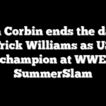 Baron Corbin ends the days of Trick Williams as US champion at WWE SummerSlam