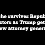 Blanche survives Republican defectors as Trump gets his new attorney general
