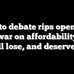 Burrito debate rips open GOP civil war on affordability: ‘We will lose, and deserve it’