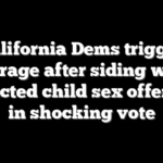 California Dems trigger outrage after siding with convicted child sex offenders in shocking vote