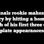 Cardinals rookie makes MLB history by hitting a home run in each of his first three career plate appearances