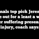 Cardinals top pick Jeremiyah Love out for a least a week after suffering preseason injury, coach says
