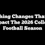 Coaching Changes That Will Impact The 2026 College Football Season