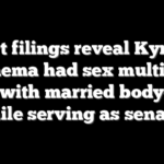Court filings reveal Kyrsten Sinema had sex multiple times with married bodyguard while serving as senator