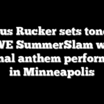 Darius Rucker sets tone for WWE SummerSlam with national anthem performance in Minneapolis