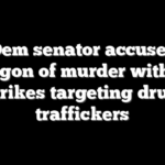 Dem senator accuses Pentagon of murder with boat strikes targeting drug traffickers