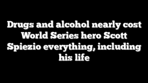 Drugs and alcohol nearly cost World Series hero Scott Spiezio everything, including his life