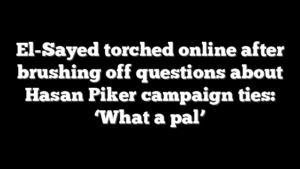 El-Sayed torched online after brushing off questions about Hasan Piker campaign ties: ‘What a pal’