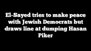 El-Sayed tries to make peace with Jewish Democrats but draws line at dumping Hasan Piker