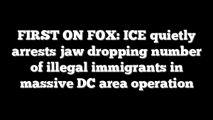 FIRST ON FOX: ICE quietly arrests jaw dropping number of illegal immigrants in massive DC area operation